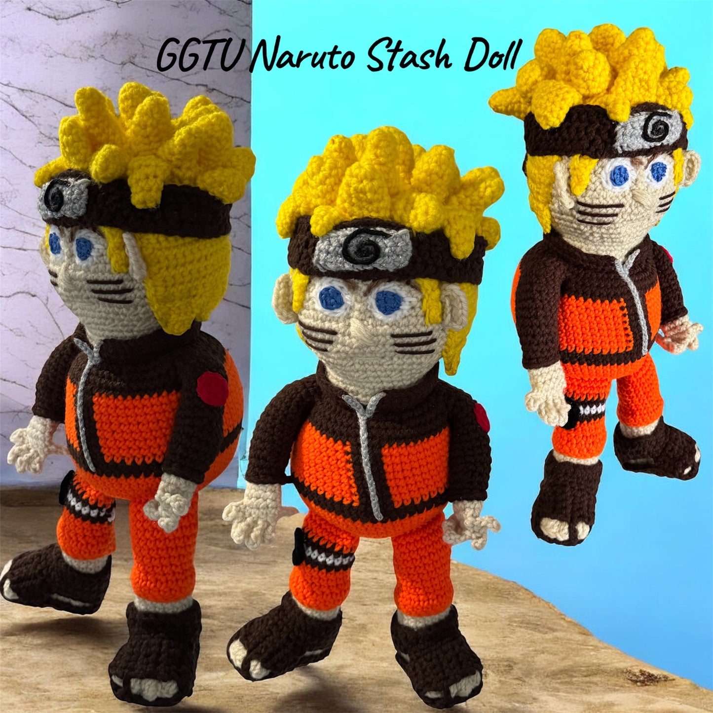 Naruto Crochet Stash Doll