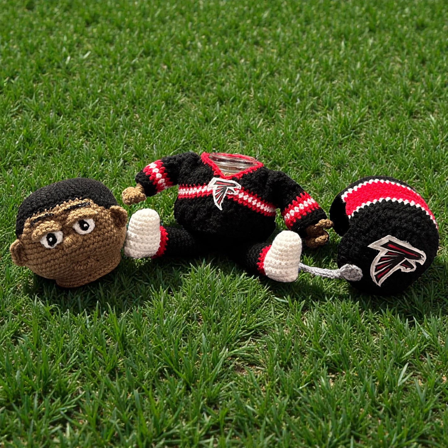 Atlanta Falcons Crochet Stash Doll