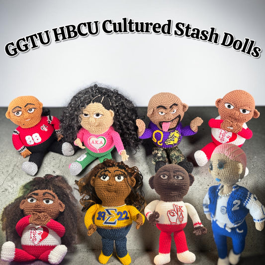 HBCU Cultured Crochet Stash Dolls