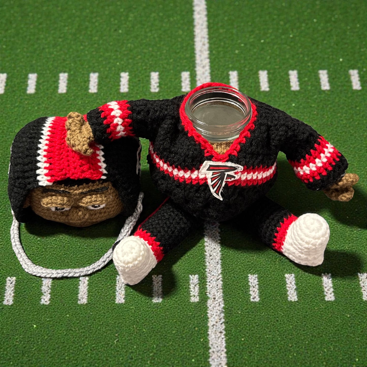 Atlanta Falcons Crochet Stash Doll