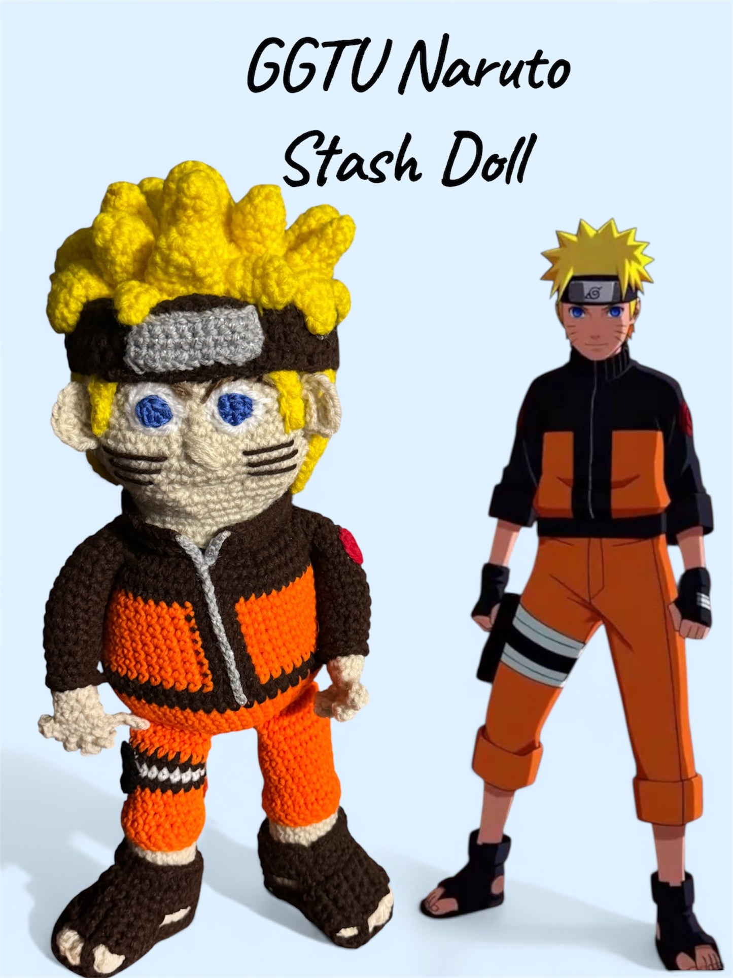 Naruto Crochet Stash Doll