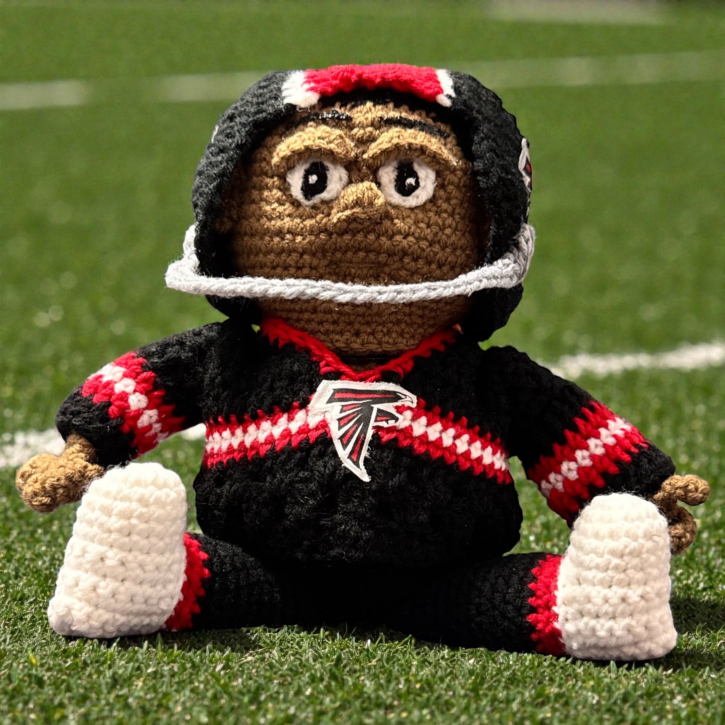 Atlanta Falcons Crochet Stash Doll