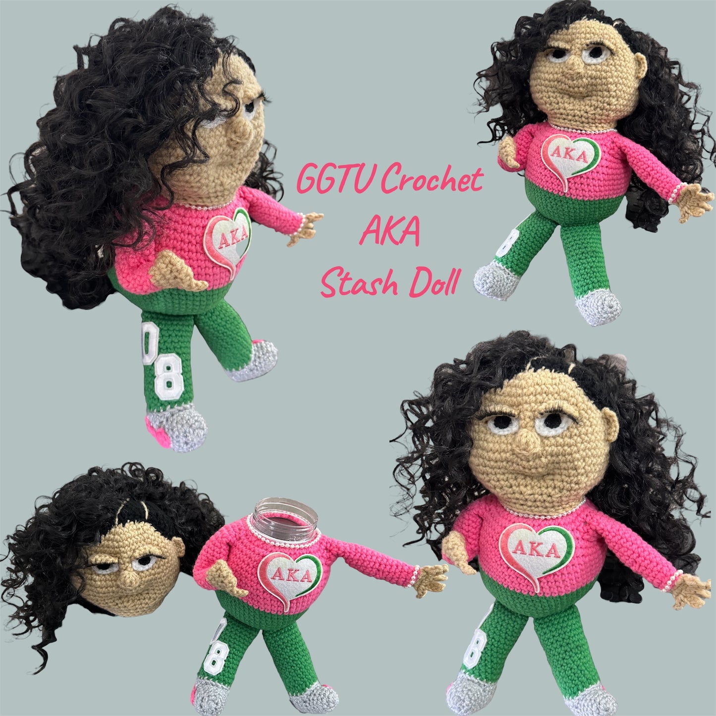 HBCU Cultured Crochet Stash Dolls