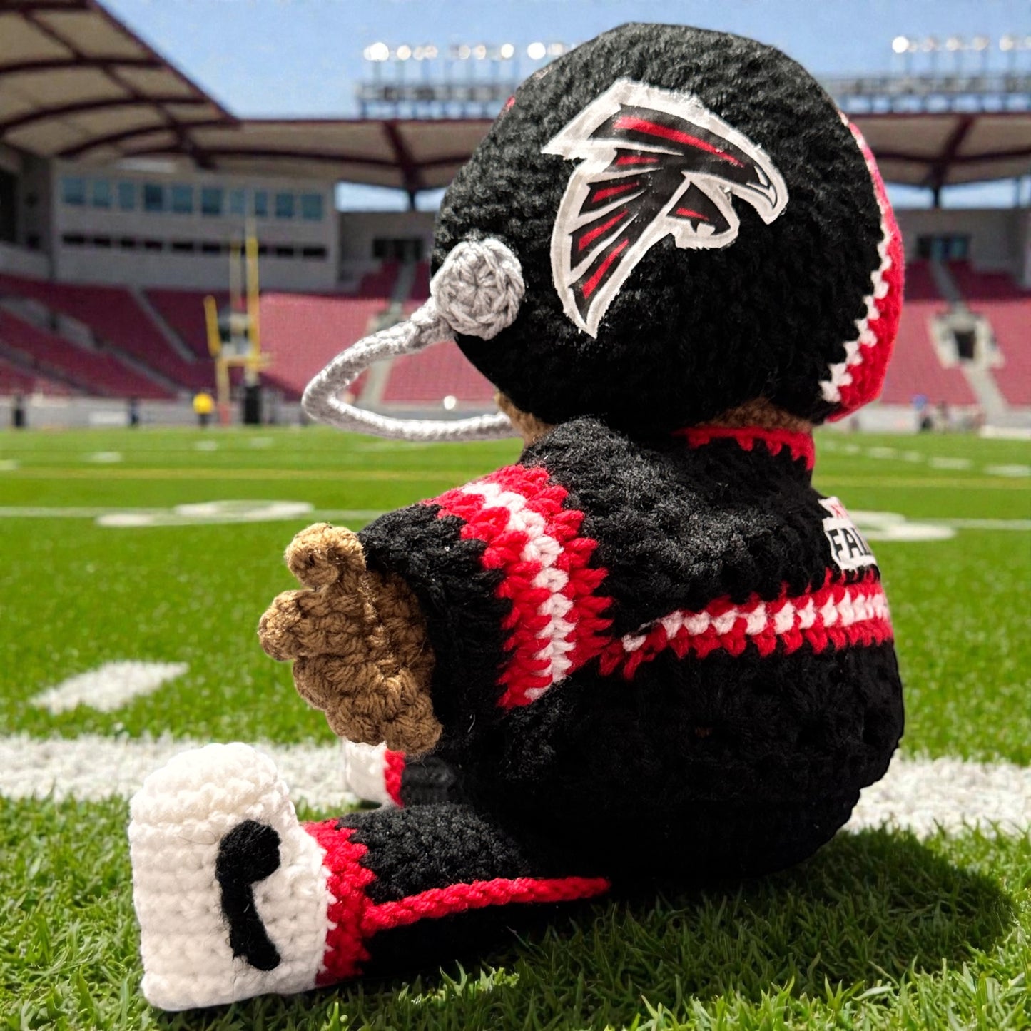 Atlanta Falcons Crochet Stash Doll