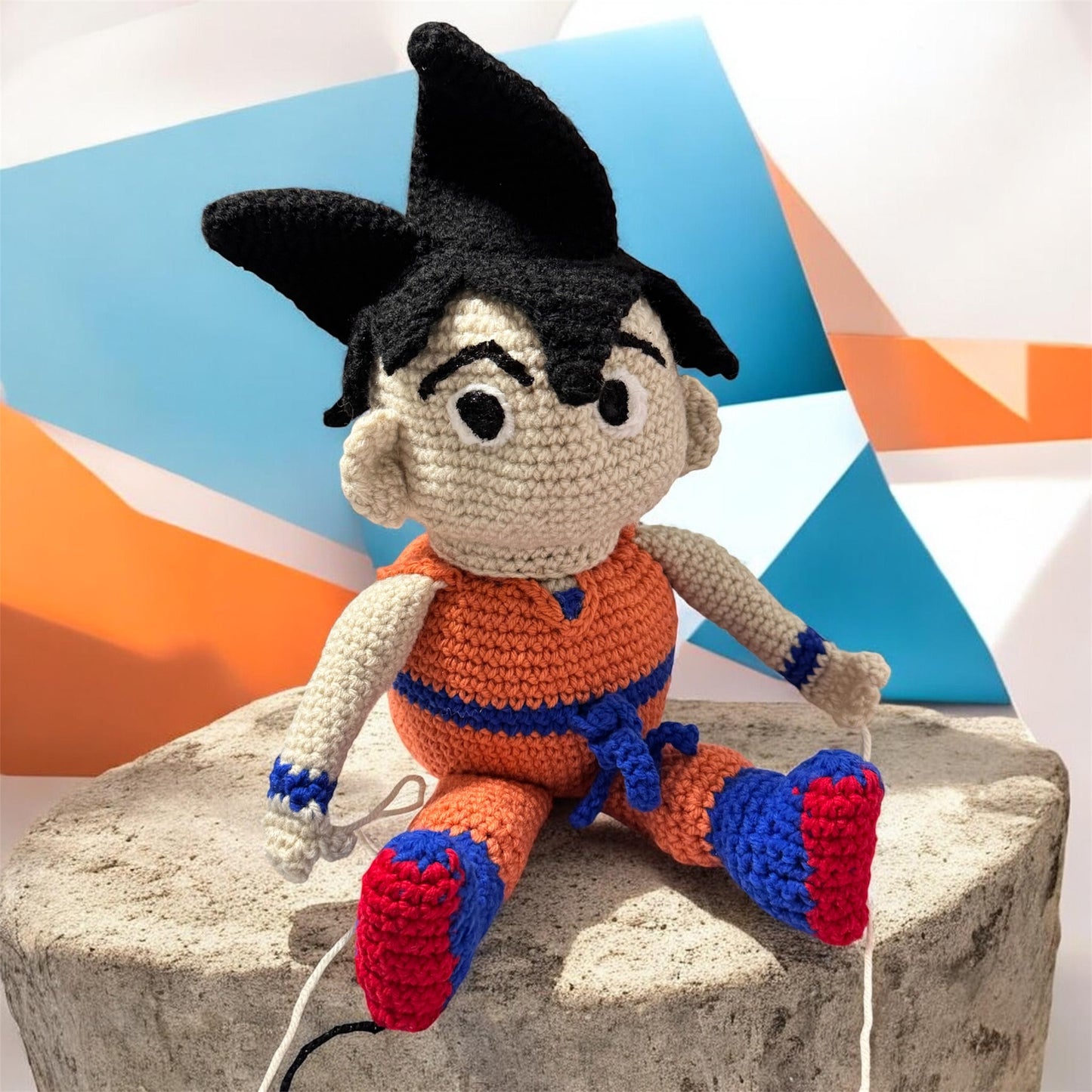Son Goku Crochet Stash Doll