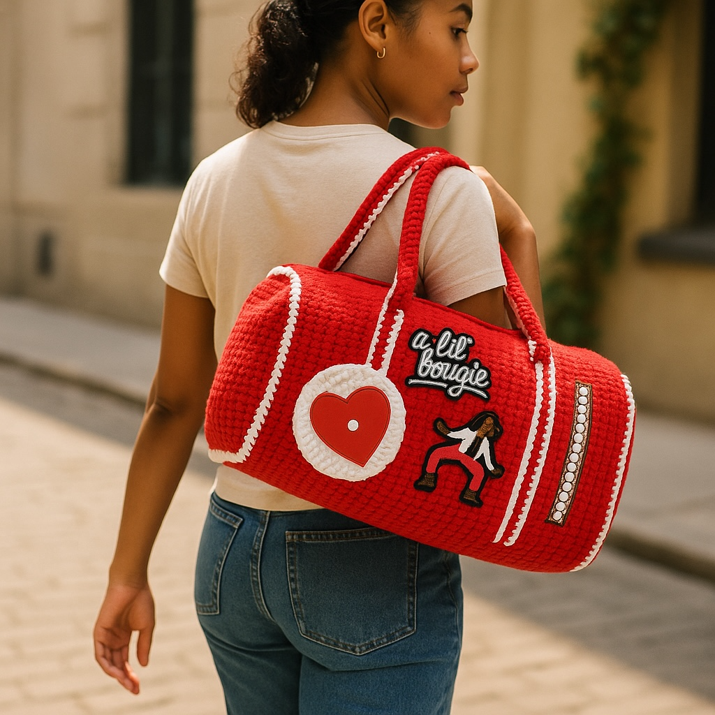 Delta Mini Crochet Duffle Bag